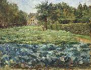 Max Liebermann Kohlfeld im Wannseegarten nach Westen oil